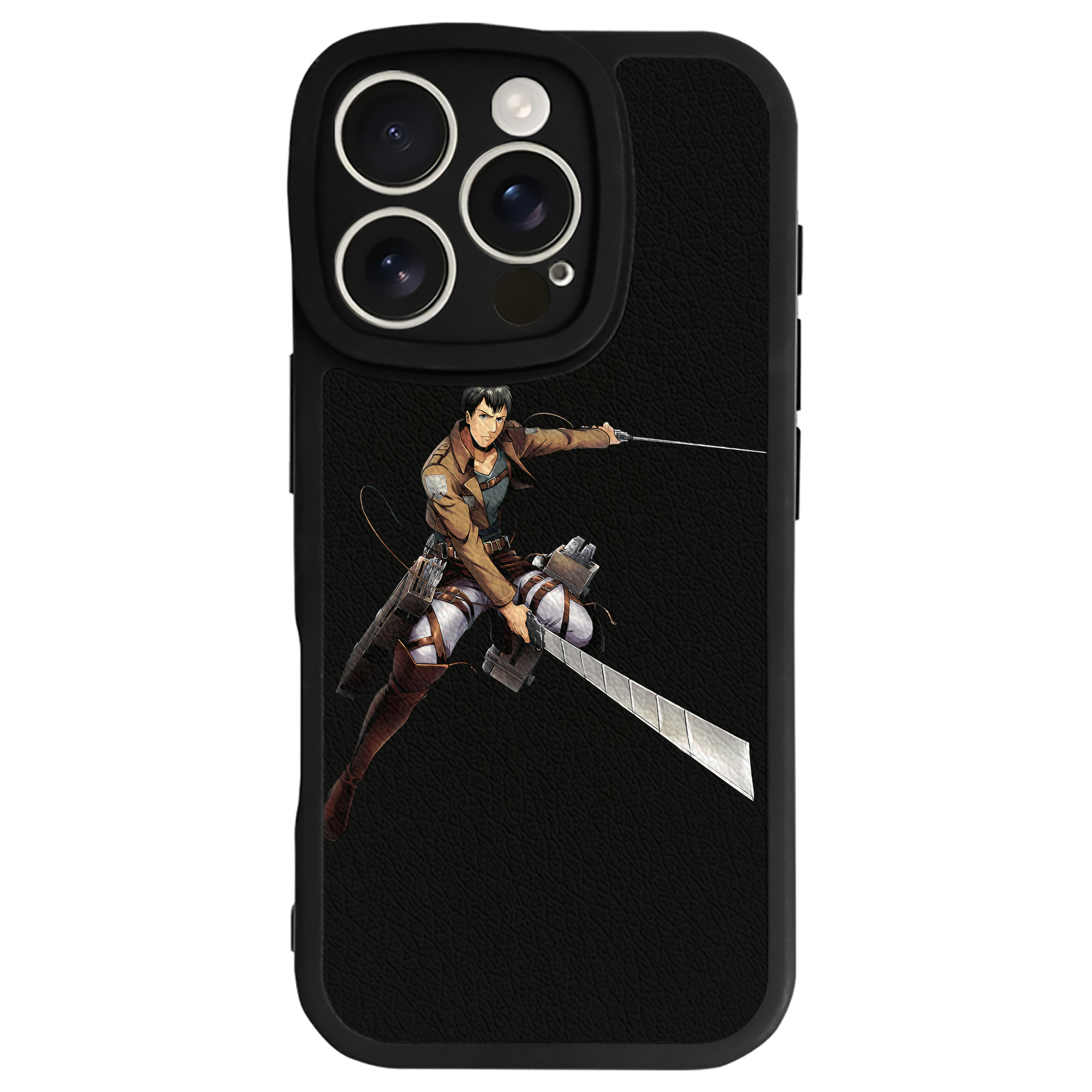 （画像用） 進撃の巨人 ベルトルト・フーバー Attack on Titan Bertholdt Hoover 【iPhone 16シリーズ対応】シリコンスマホケース（レザー調） 材質：シリコン